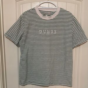 Vintage Guess Olive OG Stripes Tee
